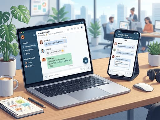 Nhắn tin nội bộ bảo mật cao